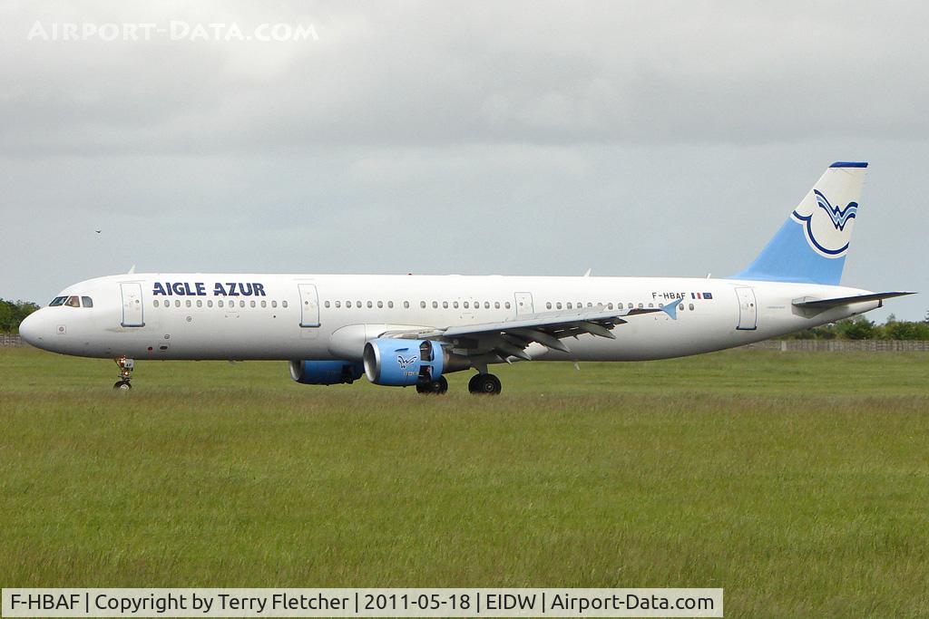 F-HBAF, 1999 Airbus A321-211 C/N 1006, Football Charter in connection with the 2011 EUFA Cup Final held in Dublin between Portuguese teams , Porto and Braga