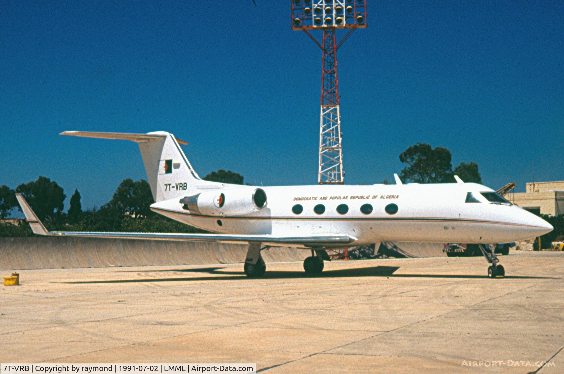 7T-VRB, 1982 Grumman Gulfstream III C/N 368, GulfstreamII 7T-VRB Algerian Govt
