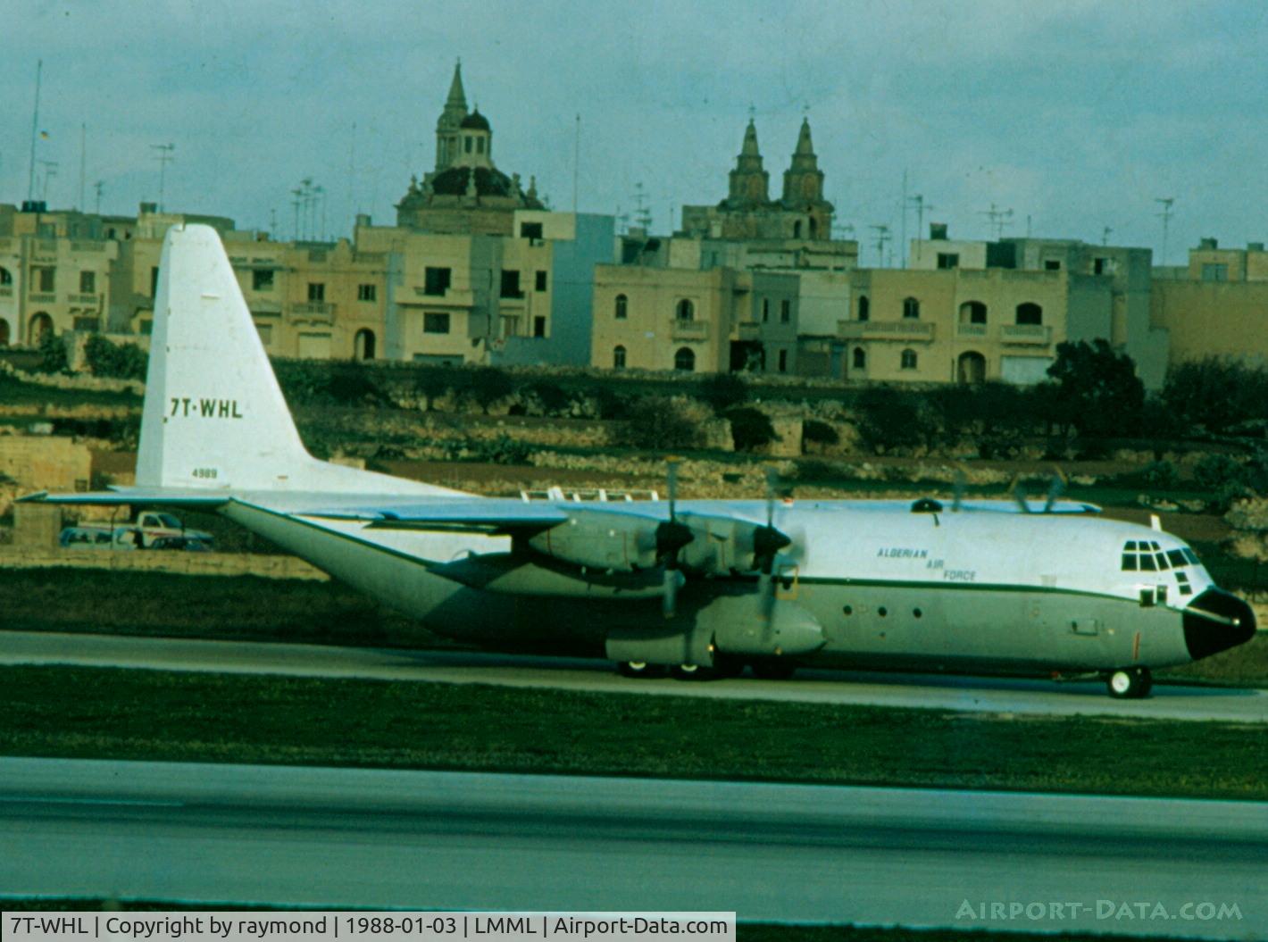 7T-WHL, 1984 Lockheed C-130H-30 Hercules C/N 382-4989, C130 Hercules 7T-WHL/4989 Algerian Air Force