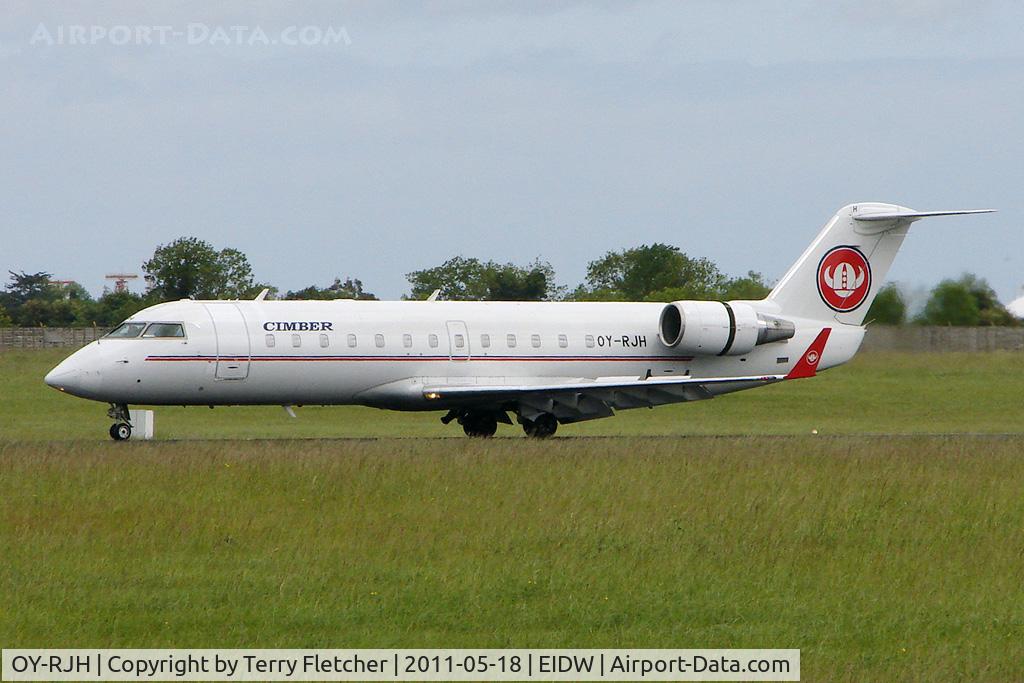 OY-RJH, 1995 Canadair CRJ-100LR (CL-600-2B19) C/N 7090, Cimber Air CRJ at Dublin