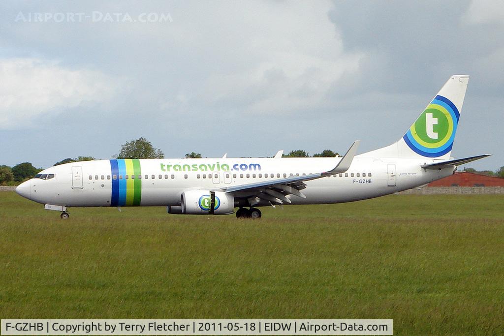 F-GZHB, 2007 Boeing 737-8GJ C/N 34902, Football Charter in connection with the 2011 EUFA Cup Final held in Dublin between Portuguese teams , Porto and Braga