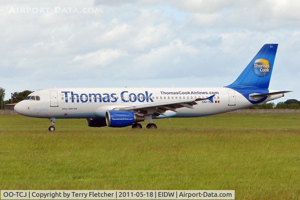 OO-TCJ, 2002 Airbus A320-214 C/N 1787, Football Charter in connection with the 2011 EUFA Cup Final held in Dublin between Portuguese teams , Porto and Braga