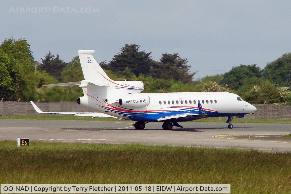 OO-NAD, 2008 Dassault Falcon 7X C/N 41, Belgian registered Falcon 7X at Dublin