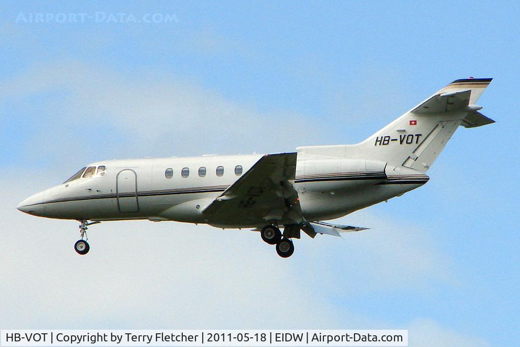 HB-VOT, 2003 Raytheon Hawker 800XP C/N 258645, 2003 built Hawker 800XP at Dublin