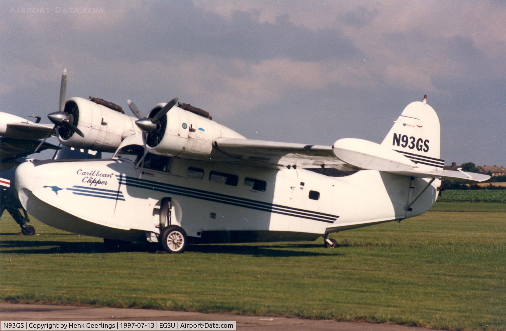 N93GS, 1944 Grumman G-21A Goose C/N B-76, Caribbean Clipper , Flying Legend Airshow , Duxford