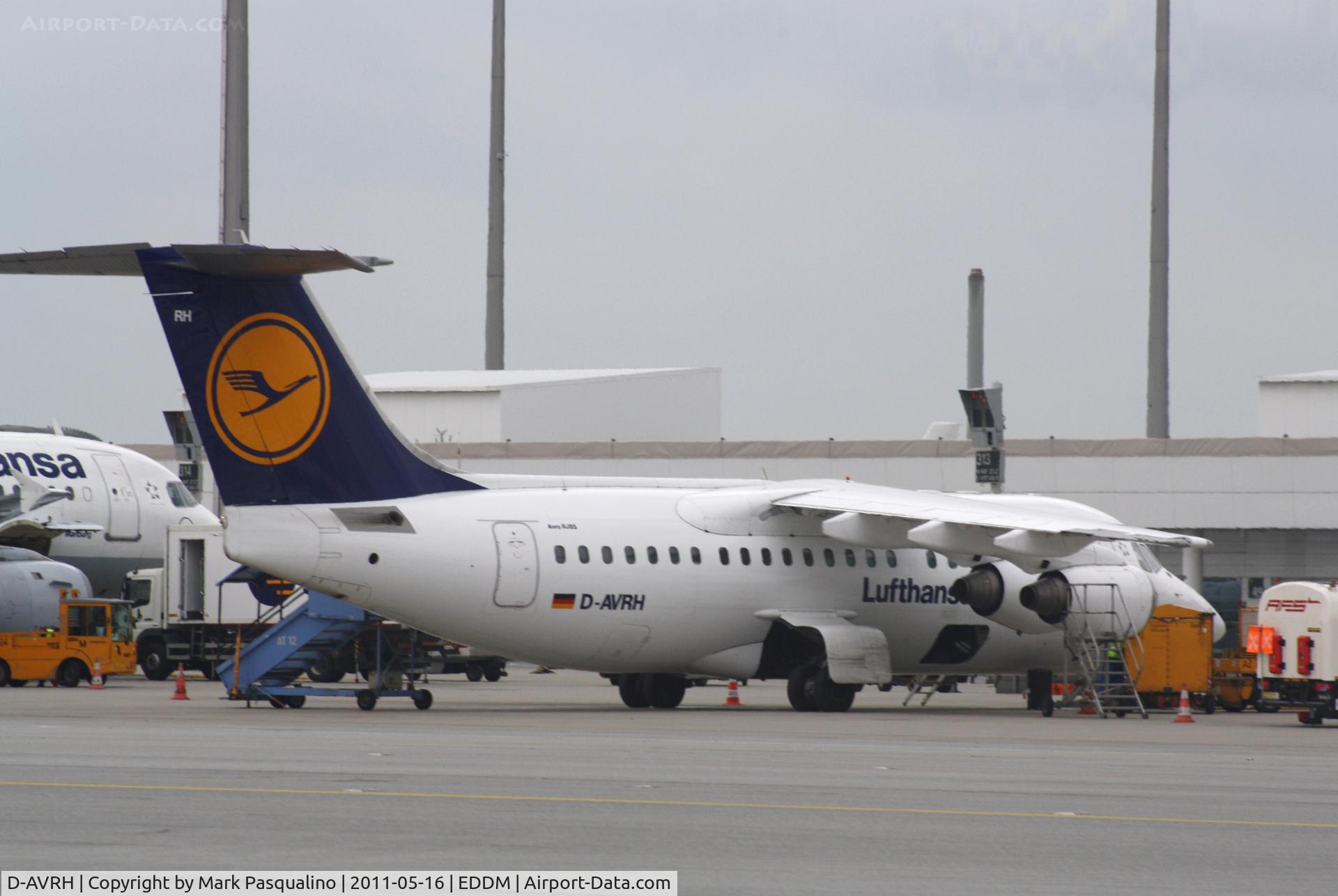 D-AVRH, 1995 British Aerospace Avro 146-RJ85 C/N E.2268, Avro RJ85
