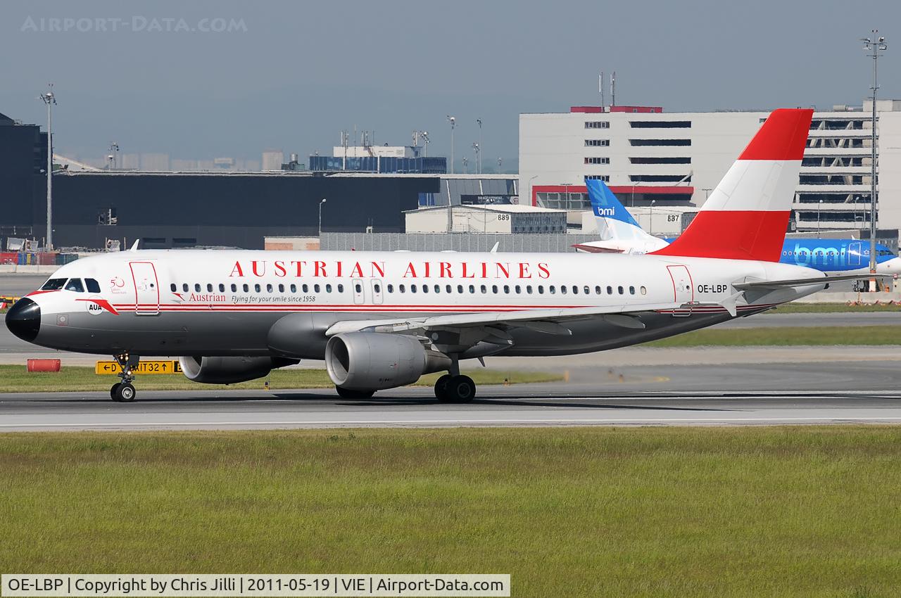 OE-LBP, 1998 Airbus A320-214 C/N 797, Austrian Airlines