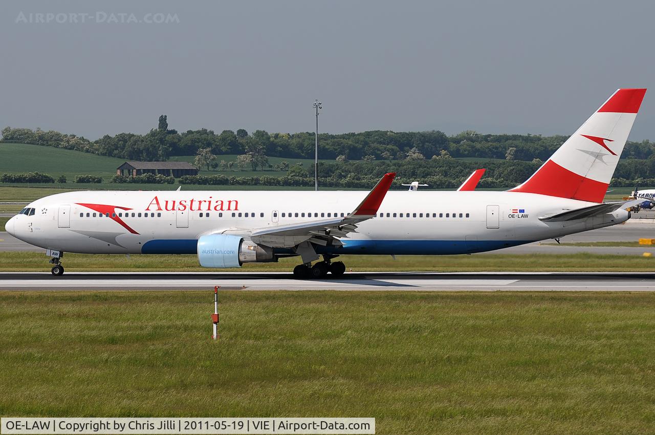 OE-LAW, 1992 Boeing 767-3Z9/ER C/N 26417, Austrian Airlines