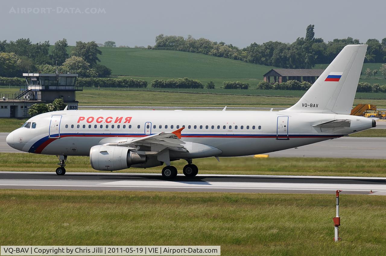 VQ-BAV, 2002 Airbus A319-111 C/N 1743, Rossiya