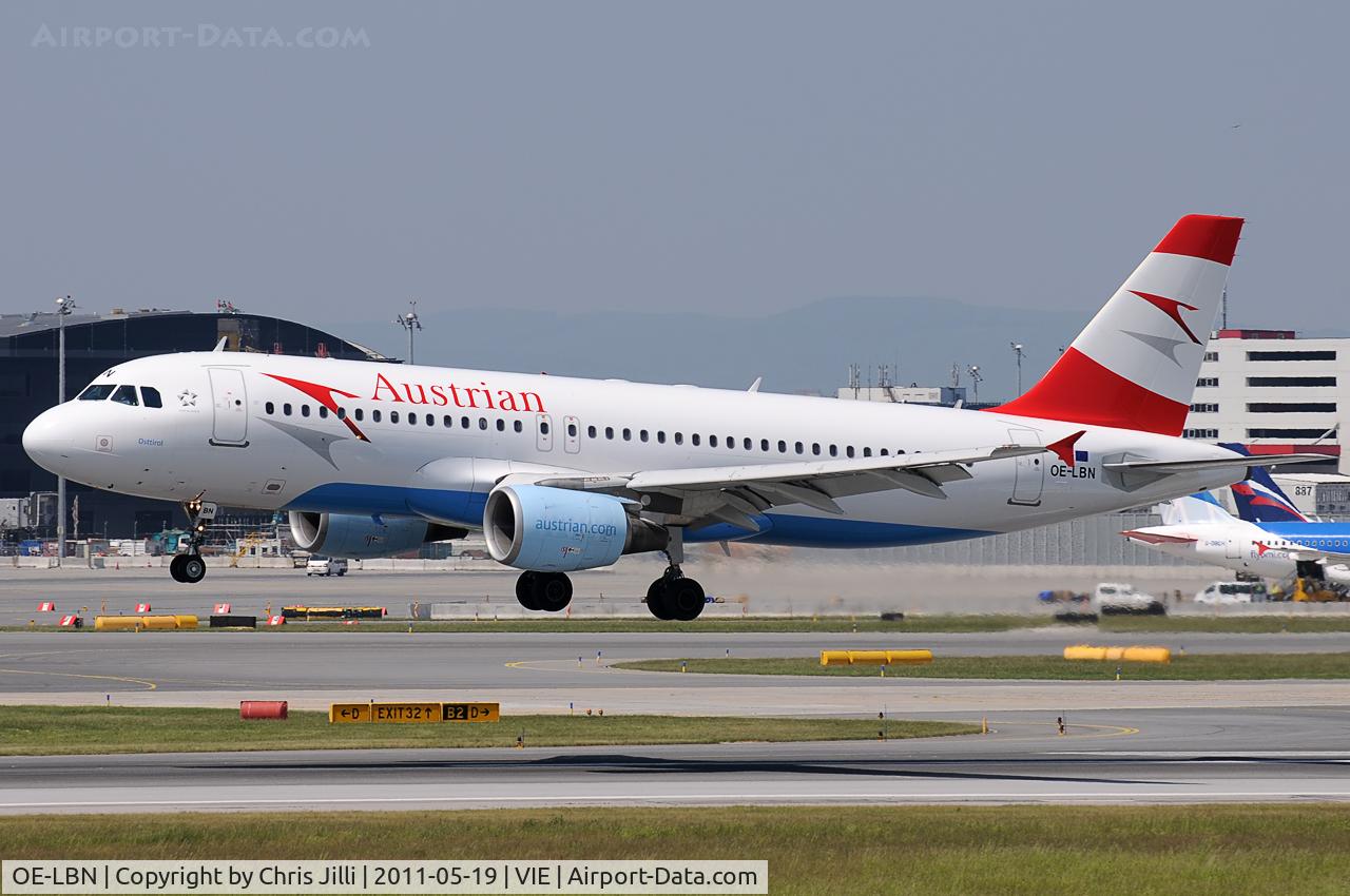 OE-LBN, 1997 Airbus A320-214 C/N 768, Austrian Airlines
