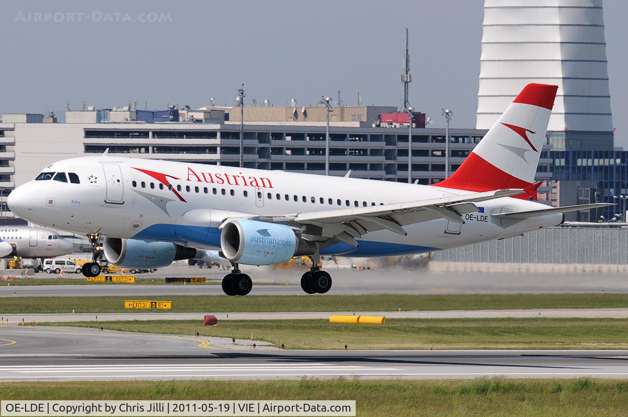 OE-LDE, 2005 Airbus A319-112 C/N 2494, Austrian Airlines