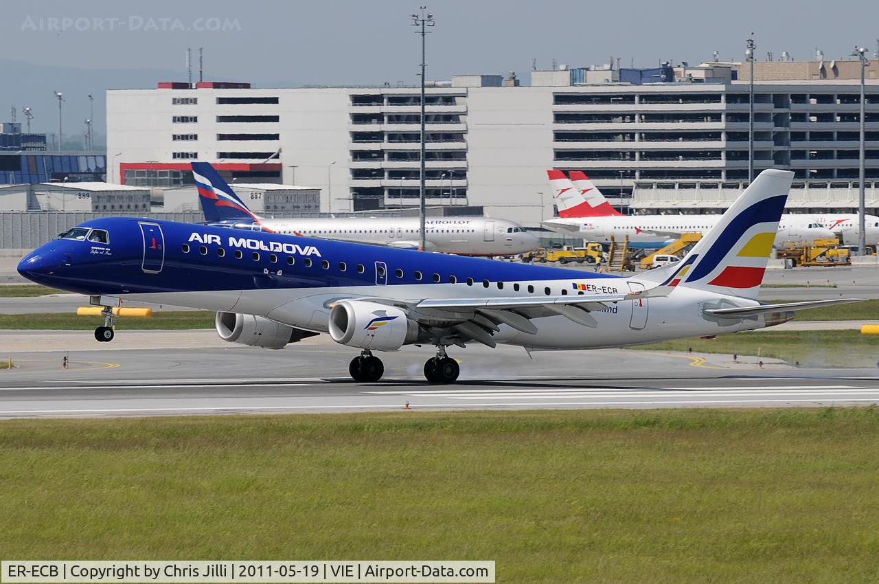 ER-ECB, 2009 Embraer 190LR (ERJ-190-100LR) C/N 19000325, Air Moldova