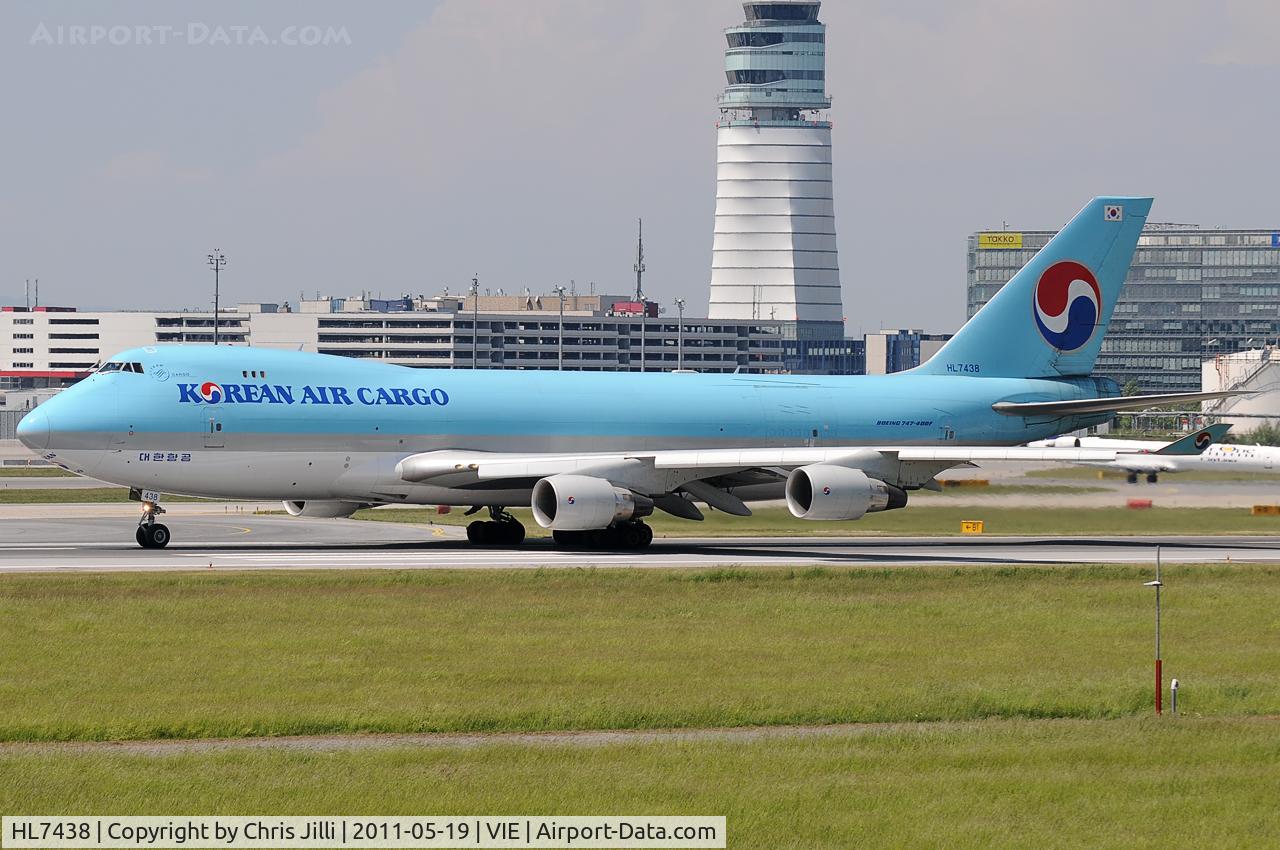 HL7438, 2003 Boeing 747-4B5ERF C/N 33515, Korean Air Cargo