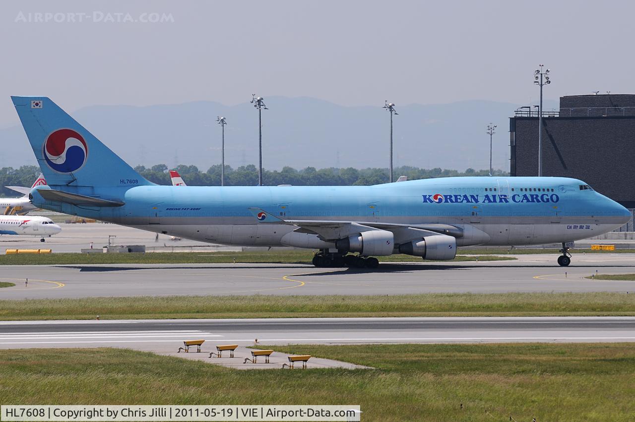 HL7608, Boeing 747-4B5 C/N 24621, Korean Air Cargo