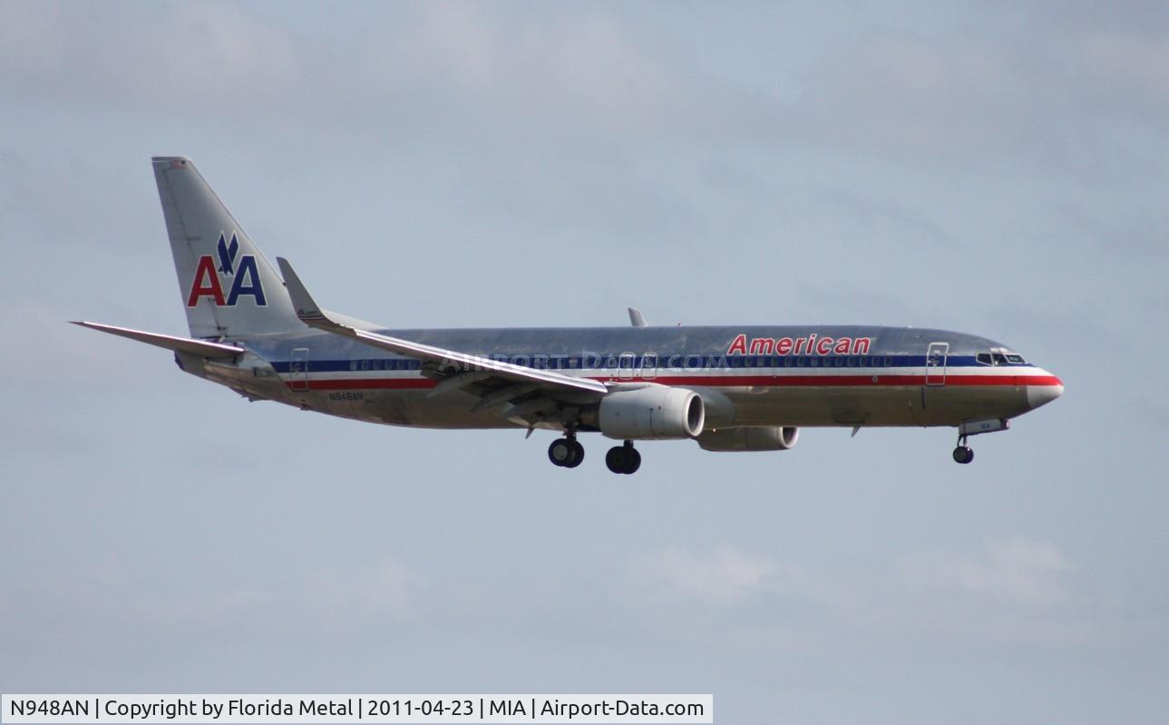 N948AN, 2000 Boeing 737-823 C/N 30086, American 737-800