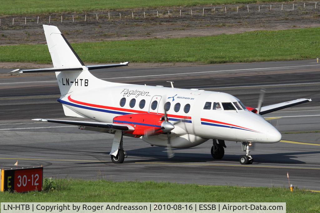 LN-HTB, 1988 British Aerospace BAe-3202 Jetstream 32 C/N 795, Operating for Flyglinjen 16 August 2010 to April 2011