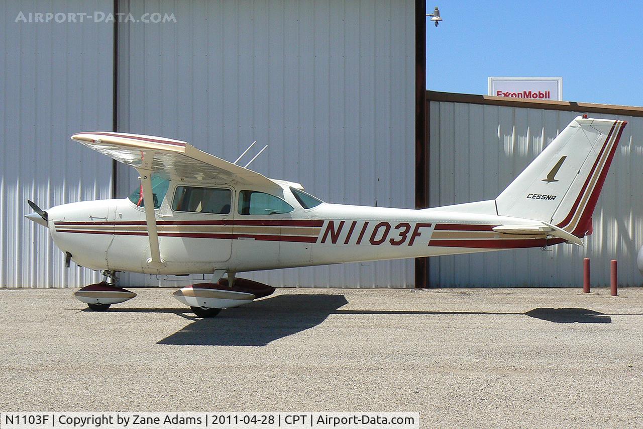 N1103F, 1966 Cessna 172G C/N 17254698, At Cleburne Municipal