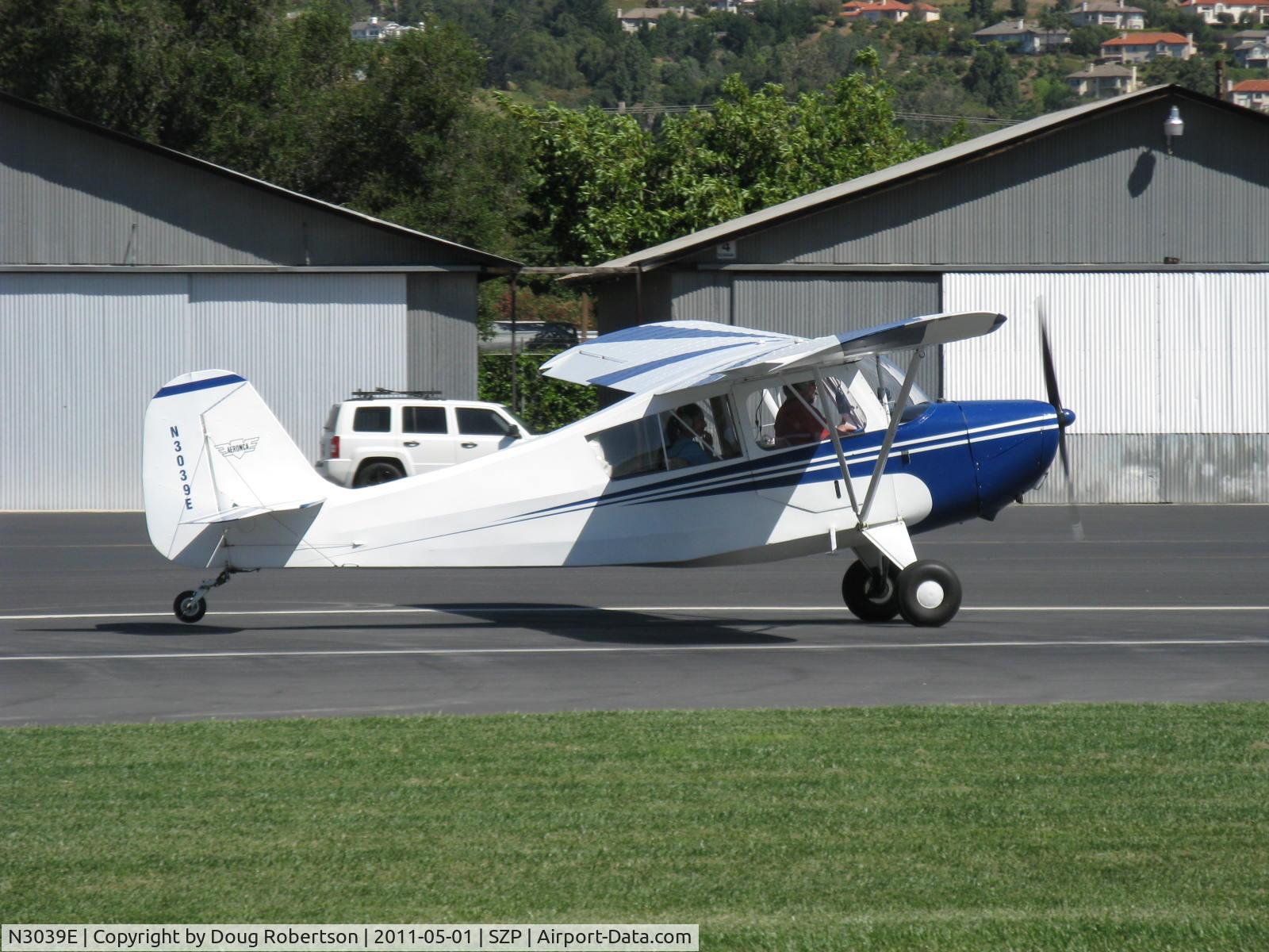 N3039E, 1946 Aeronca 7AC Champion C/N 7AC-6625, 1946 Aeronca 7AC CHAMPION, Continental O-200 100 Hp upgrade, takeoff roll Rwy 04