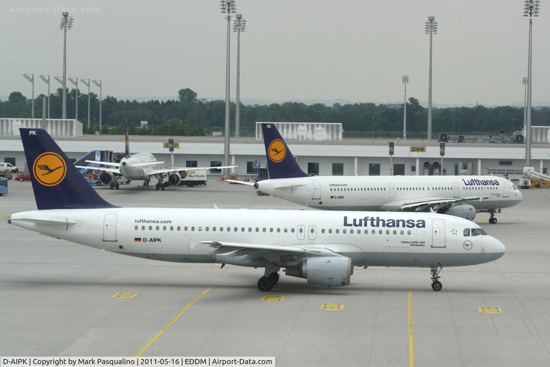 D-AIPK, 1989 Airbus A320-211 C/N 0093, Airbus A320