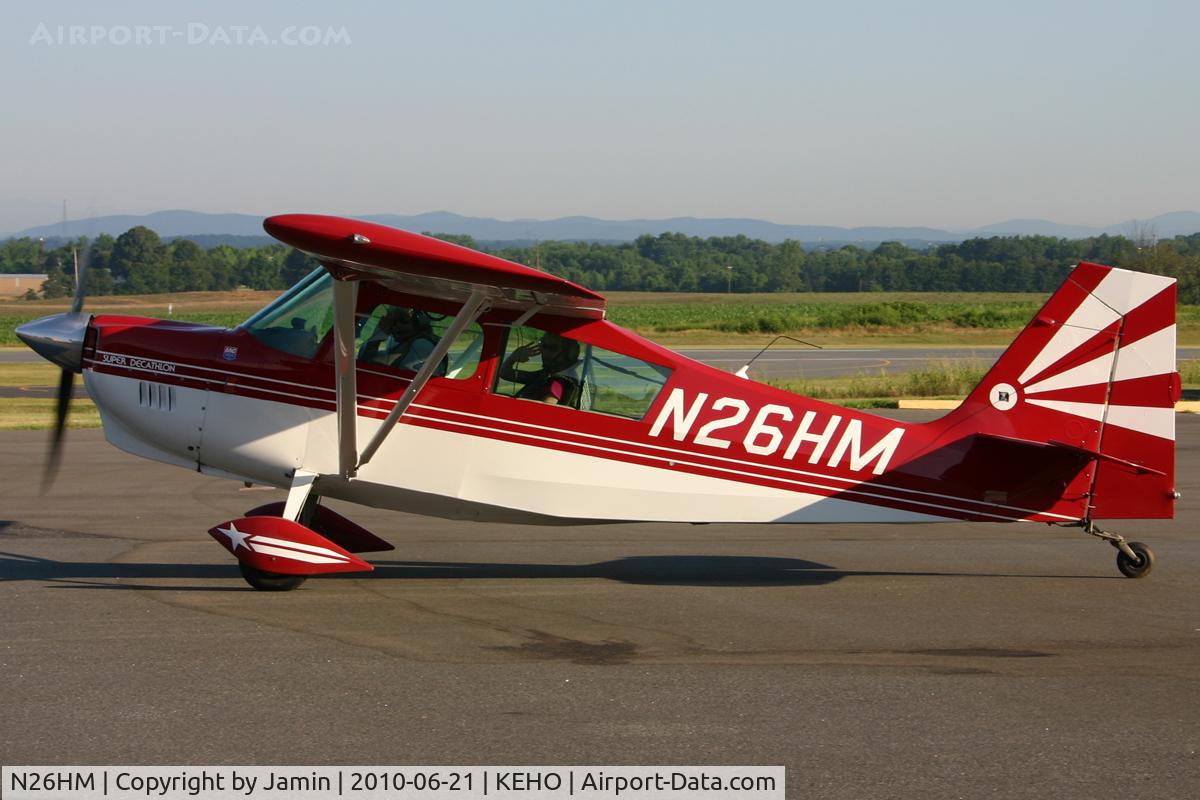 N26HM, 1993 American Champion 8KCAB180 Decathlon C/N 710-93, A friendly wave, despite less than pleasant circumstances.