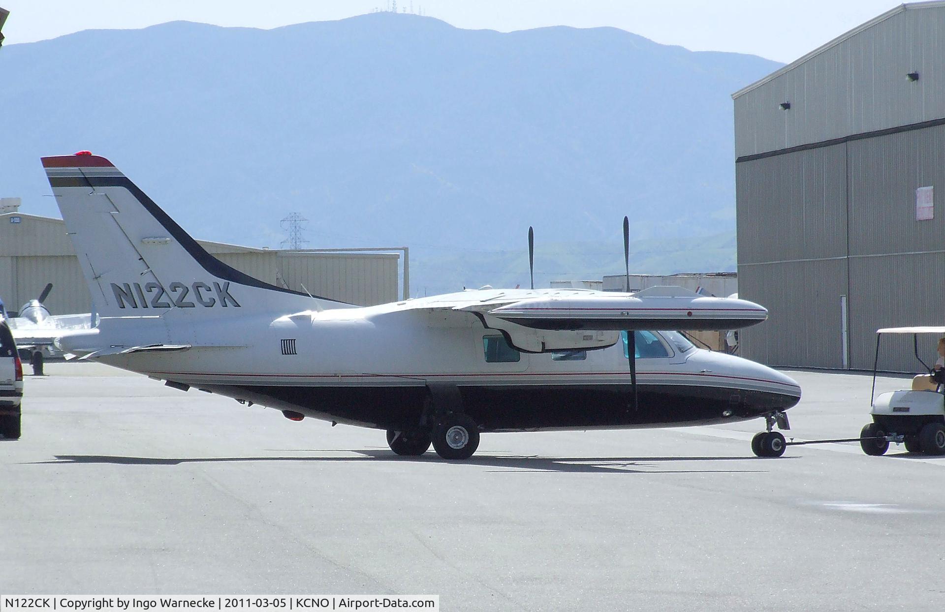 N122CK, 1978 Mitsubishi MU-2B-26A C/N 374SA, Mitsubishi MU-2B at Chino airport, Chino CA