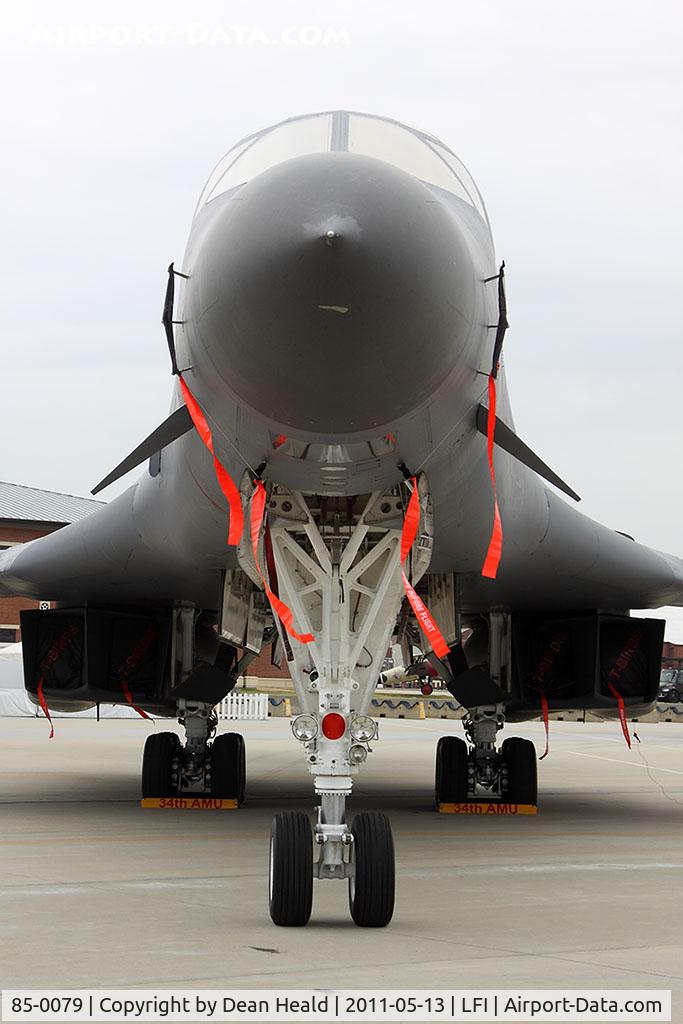 85-0079, 1985 Rockwell B-1B Lancer C/N 39, USAF B-1B Lancer 85-0079 from Ellsworth AFB - Rapid City, SD, on display at the Airpower Over Hampton Roads airshow at Langley AFB, VA.