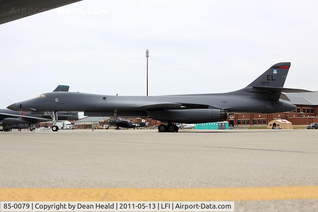 85-0079, 1985 Rockwell B-1B Lancer C/N 39, USAF B-1B Lancer 85-0079 from Ellsworth AFB - Rapid City, SD, on display at the Airpower Over Hampton Roads airshow at Langley AFB, VA.