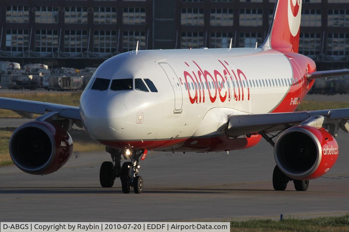 D-ABGS, 2009 Airbus A319-112 C/N 3865, on the taxiway