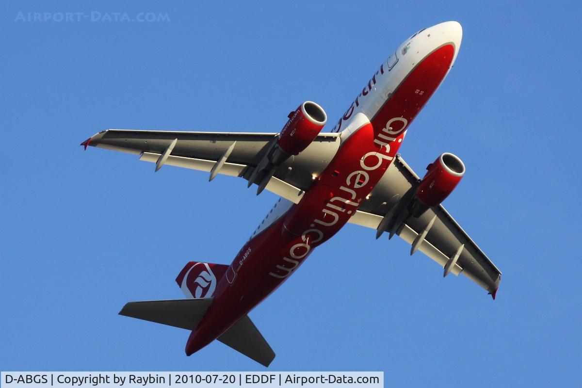 D-ABGS, 2009 Airbus A319-112 C/N 3865, Up and away