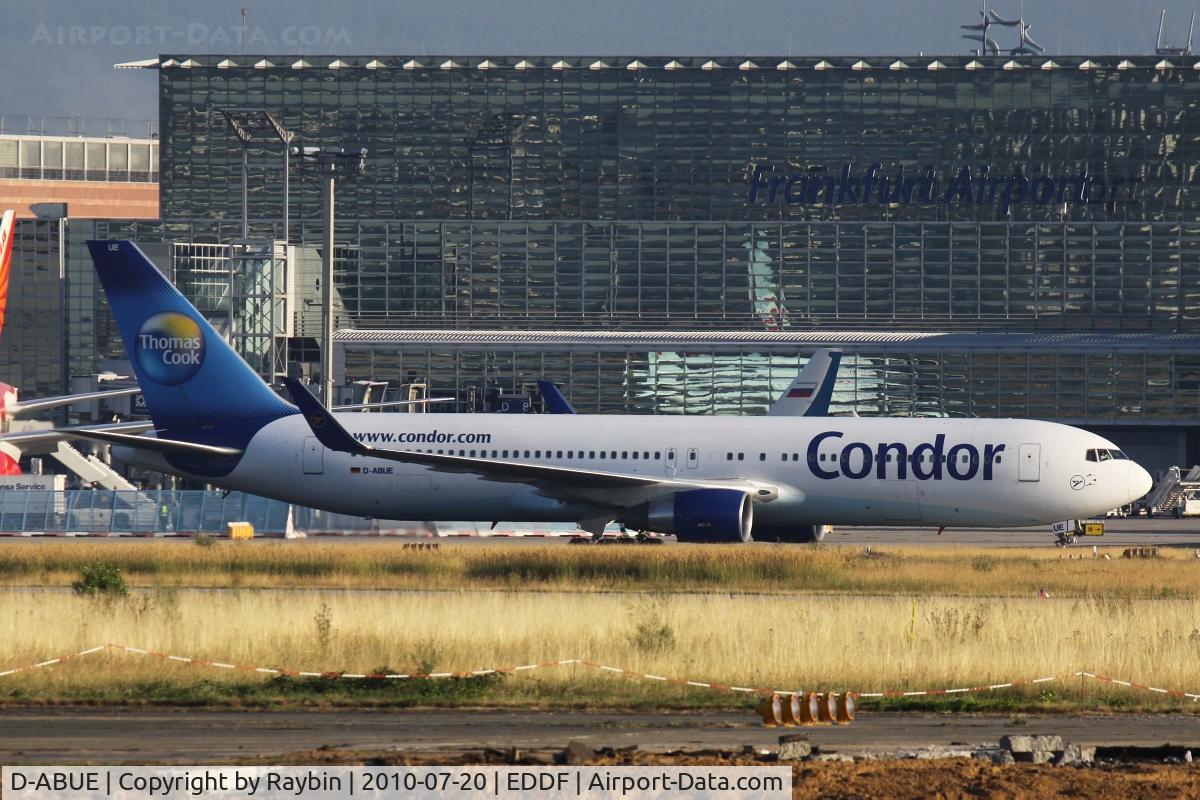 D-ABUE, 1993 Boeing 767-330/ER C/N 26984, Rolling to the gate
