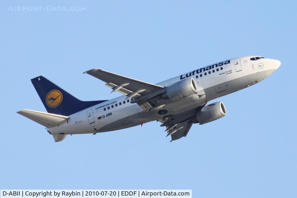 D-ABII, 1991 Boeing 737-530 C/N 24822, Up and away