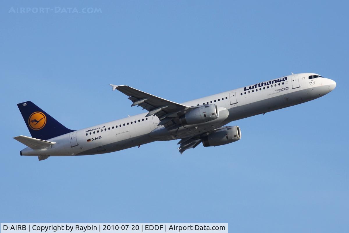 D-AIRB, 1993 Airbus A321-131 C/N 0468, baptized 