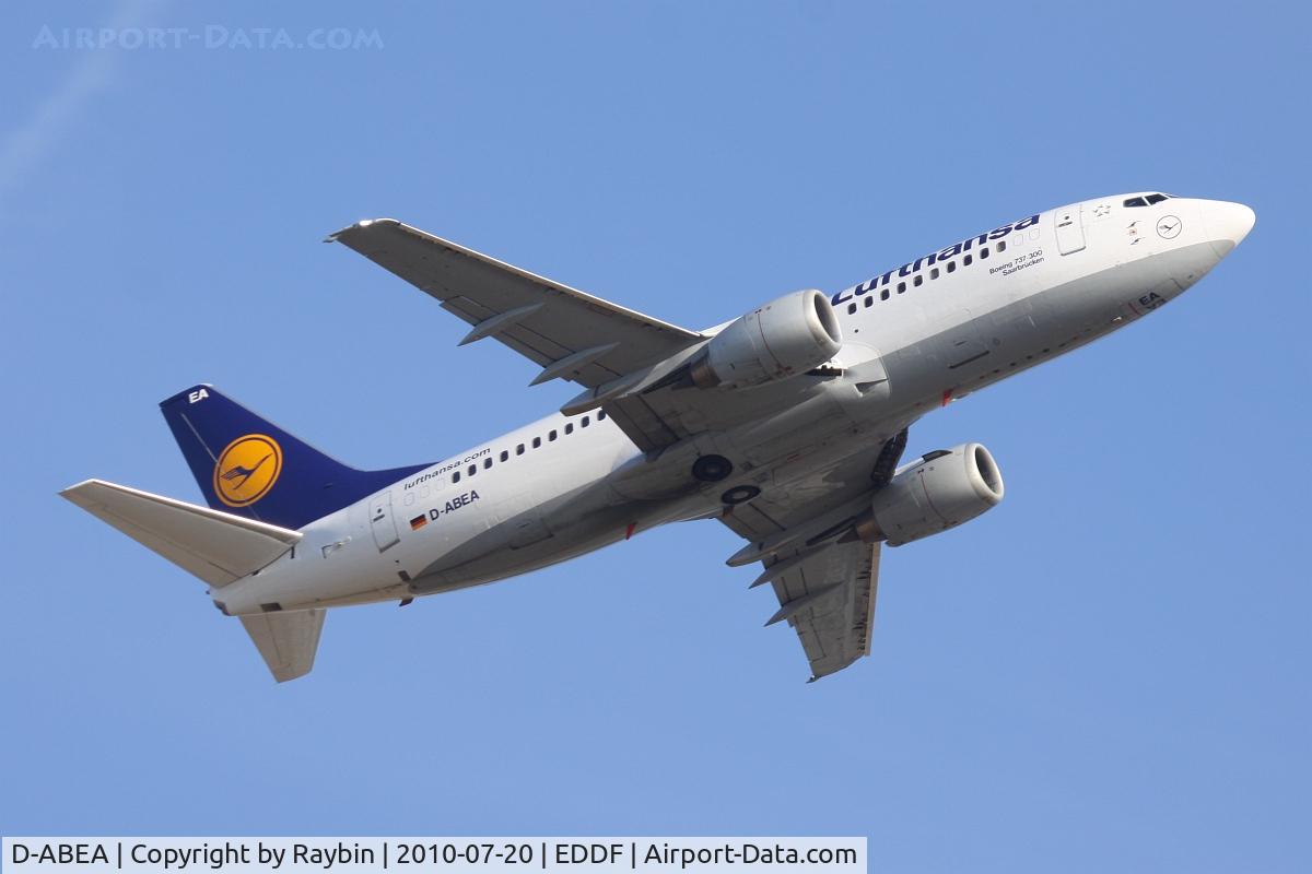 D-ABEA, 1990 Boeing 737-330 C/N 24565, baptized 