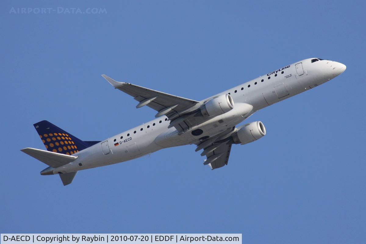 D-AECD, 2010 Embraer 190LR (ERJ-190-100LR) C/N 19000337, baptized 