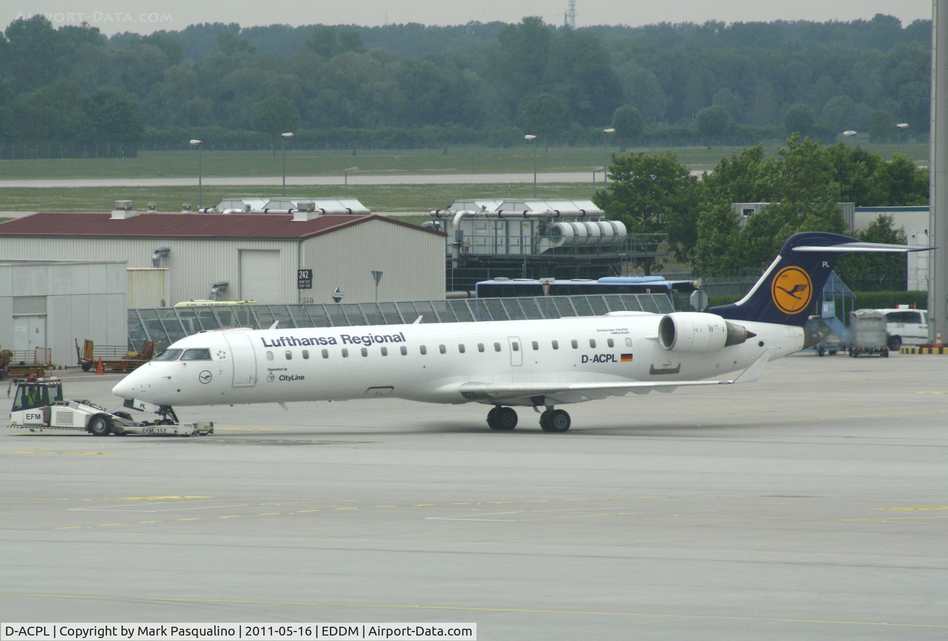 D-ACPL, 2002 Canadair CRJ-701ER (CL-600-2C10) Regional Jet C/N 10076, Canadair RJ700
