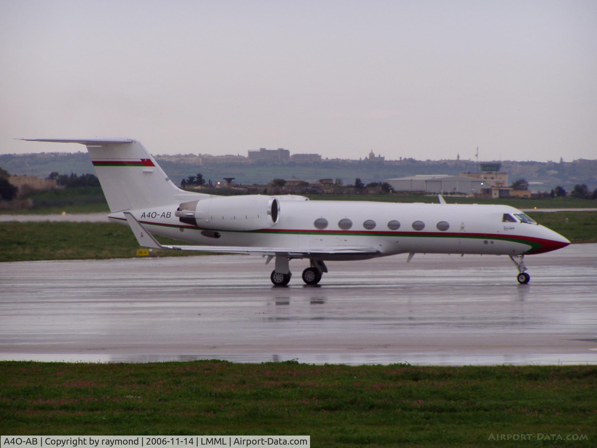 A4O-AB, 1991 Gulfstream Aerospace Gulfstream IV C/N 1168, Gulfstream A40-AB Oman Flight