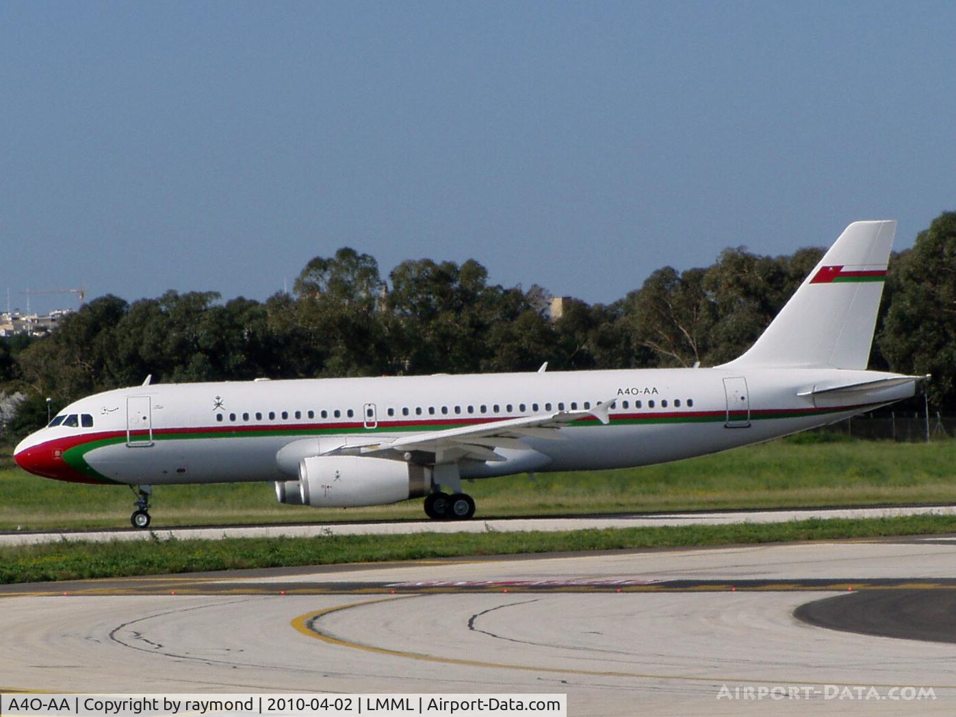 A4O-AA, 2005 Airbus A320-233 C/N 2566, A320 A40-AA Oman Government