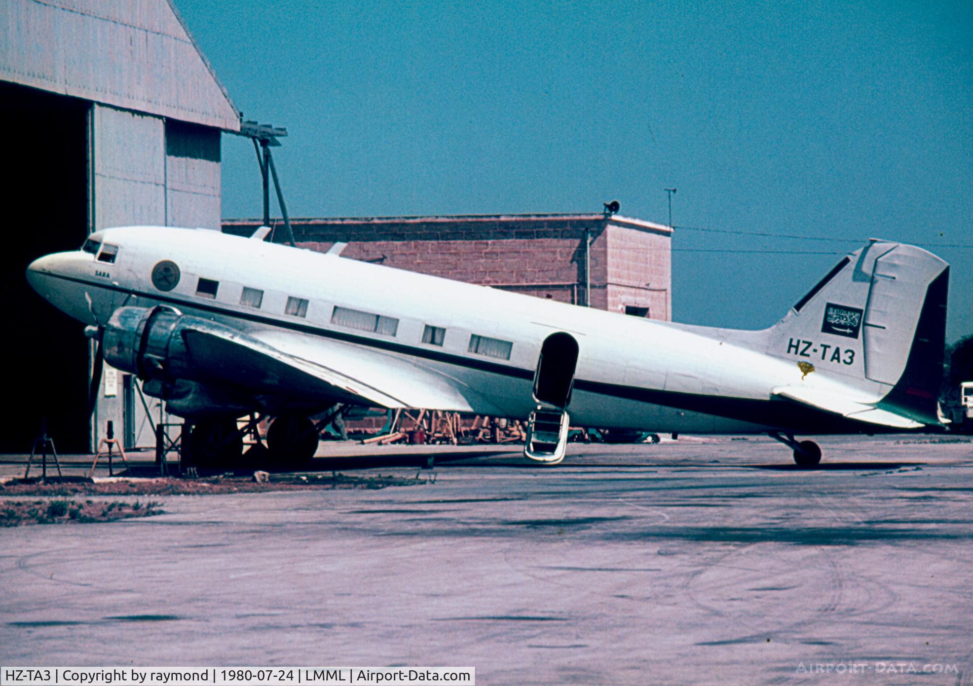 HZ-TA3, Douglas DC-3 C/N 4363, DC3 HZ-TA3 Govt of Saudi Arabia