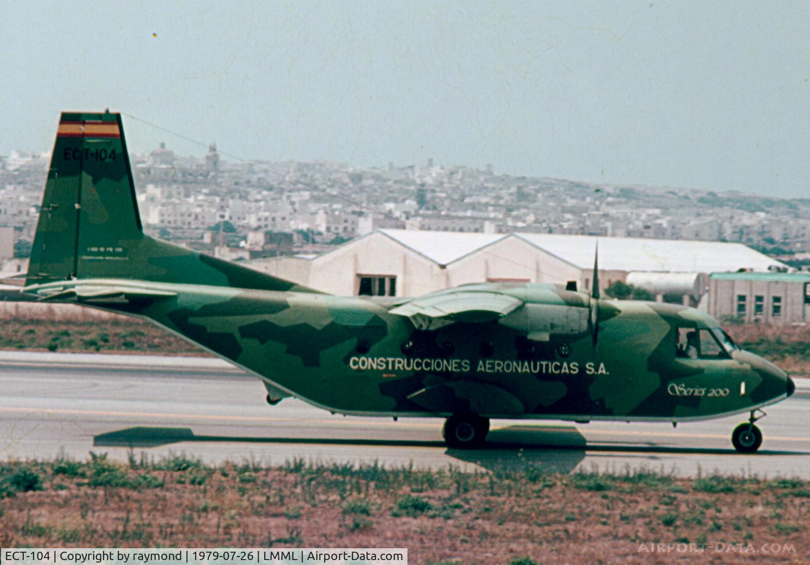 ECT-104, CASA C-212-200 Aviocar C/N 139, Casa212 ECT-104 Govt of Spain