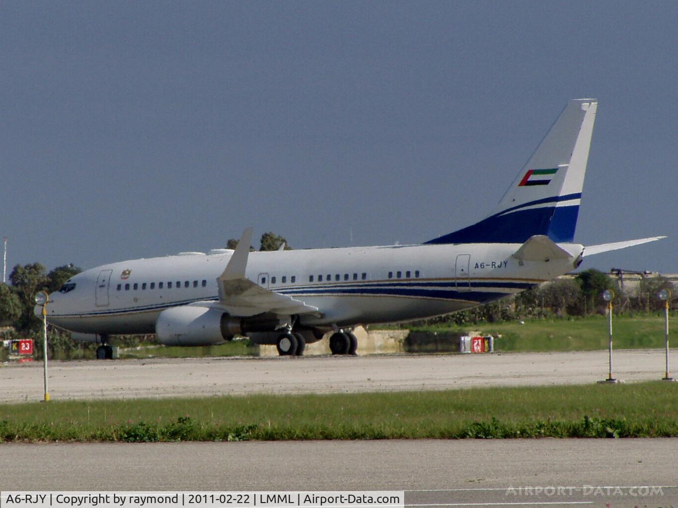 A6-RJY, 1999 Boeing 737-7Z5 BBJ C/N 29857, B737 A6-RJY Govt of UAE