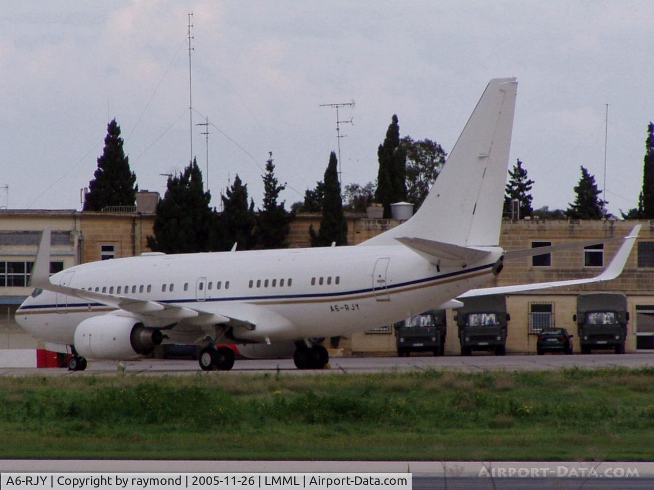 A6-RJY, 1999 Boeing 737-7Z5 BBJ C/N 29857, B737 A6-RJY Govt of UAE