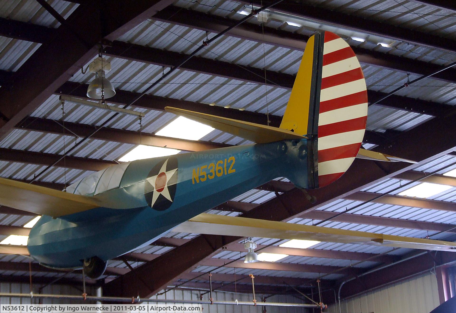 N53612, 1945 Laister-kauffman LK-10A C/N 9, Laister-Kauffman LK-10A / TG-4A at the Planes of Fame Air Museum, Chino CA
