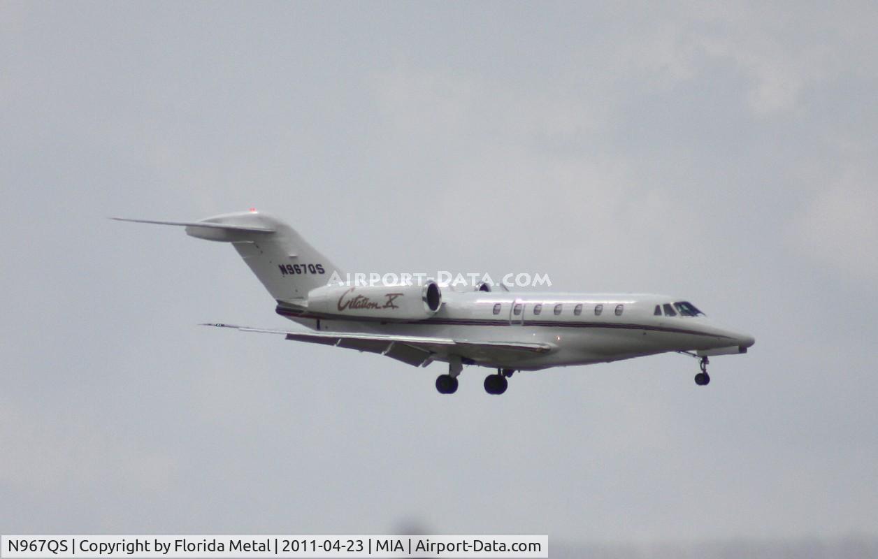N967QS, 1998 Cessna 750 Citation X Citation X C/N 750-0067, Net Jets