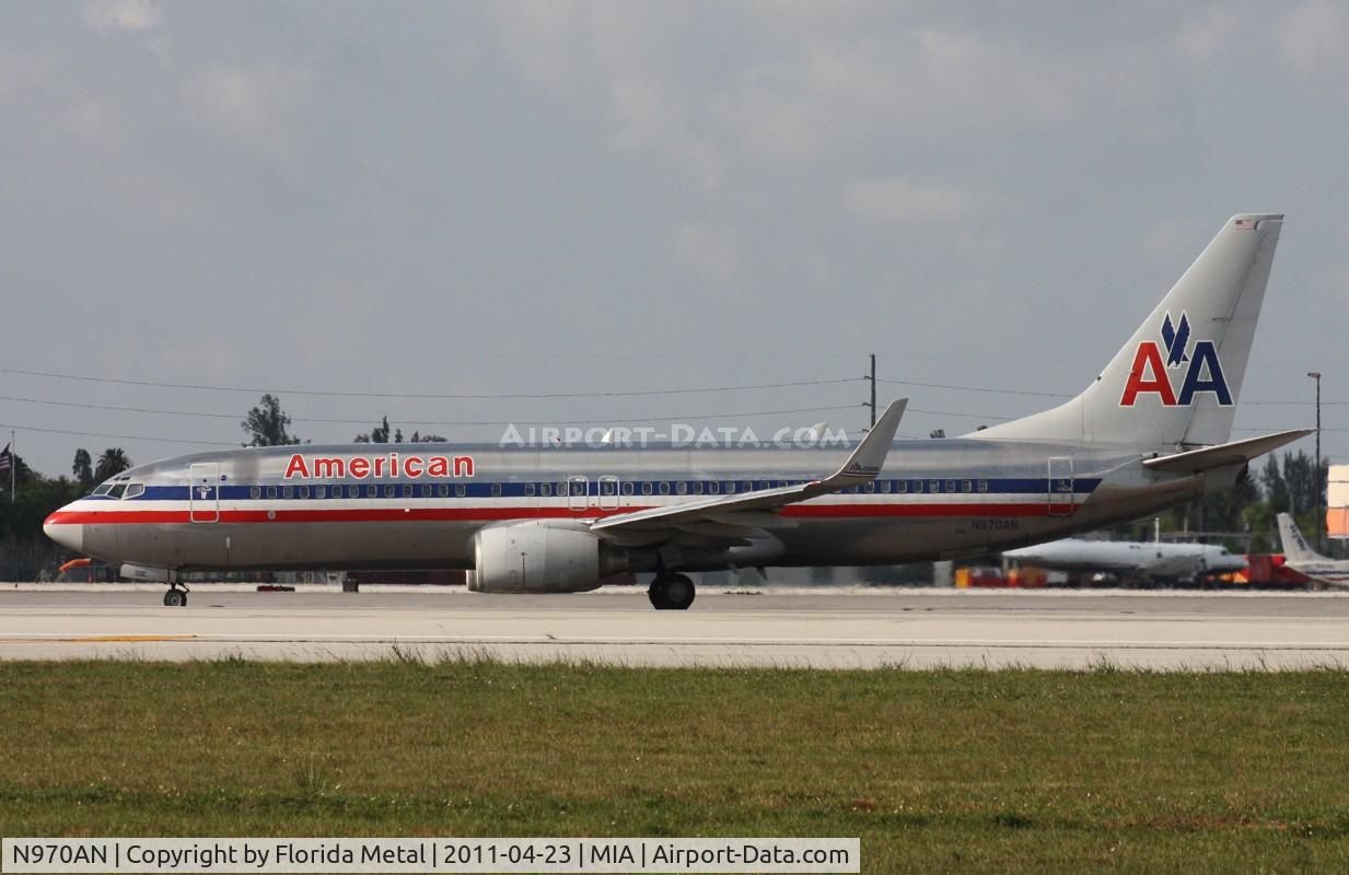 N970AN, 2001 Boeing 737-823 C/N 30096, American 737-800