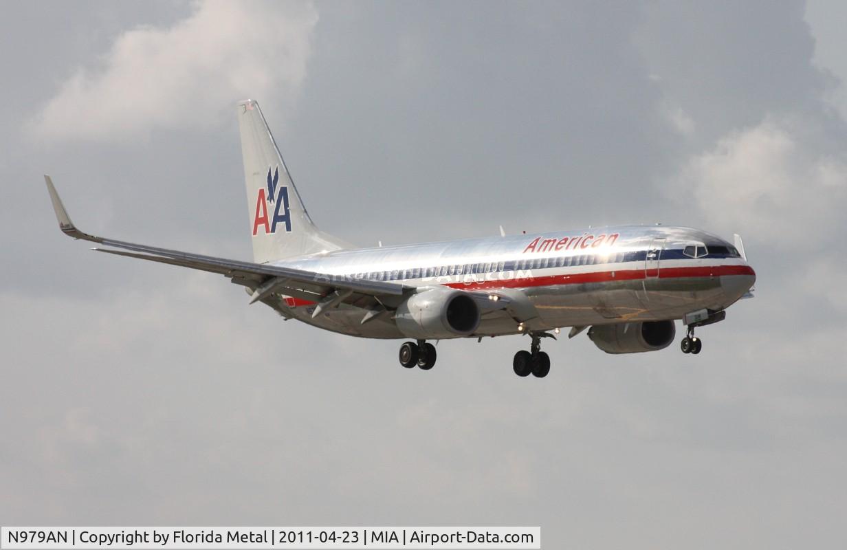 N979AN, 2009 Boeing 737-823 C/N 29568, American 737