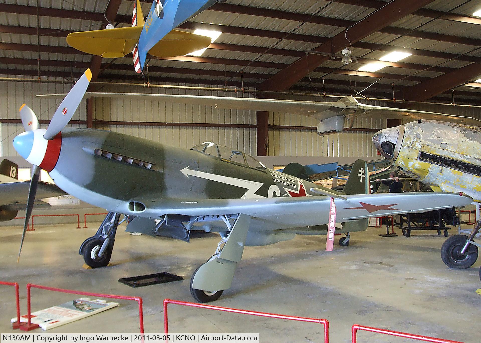 N130AM, 1995 Yakovlev Yak-3U C/N 170101, Yakovlev Yak-3U at the Planes of Fame Air Museum, Chino CA