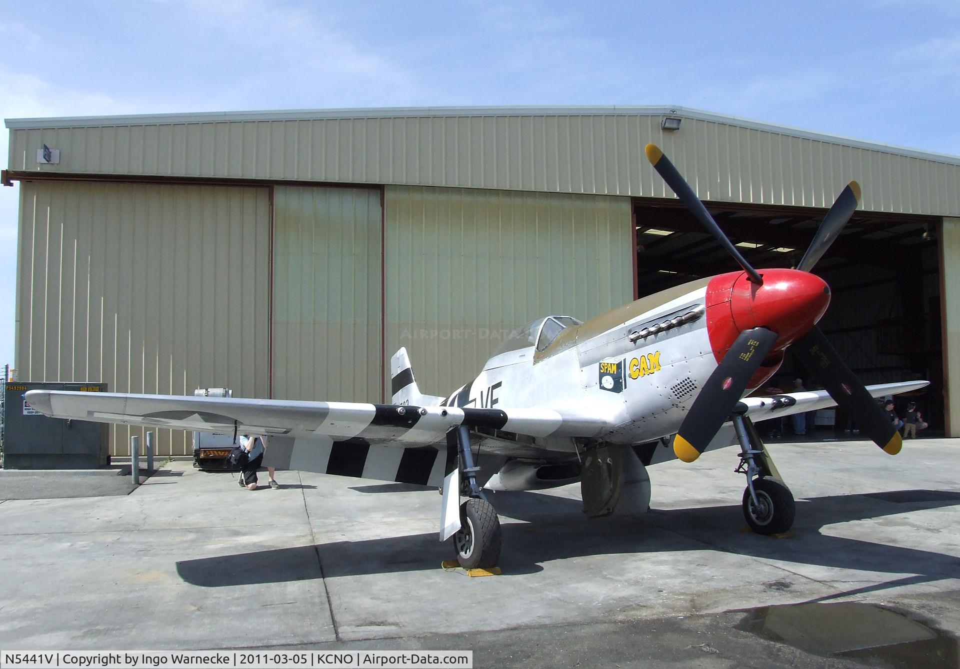 N5441V, 1961 North American F-51D Mustang C/N 45-11582, North American P-51D Mustang at the Planes of Fame Air Museum, Chino CA