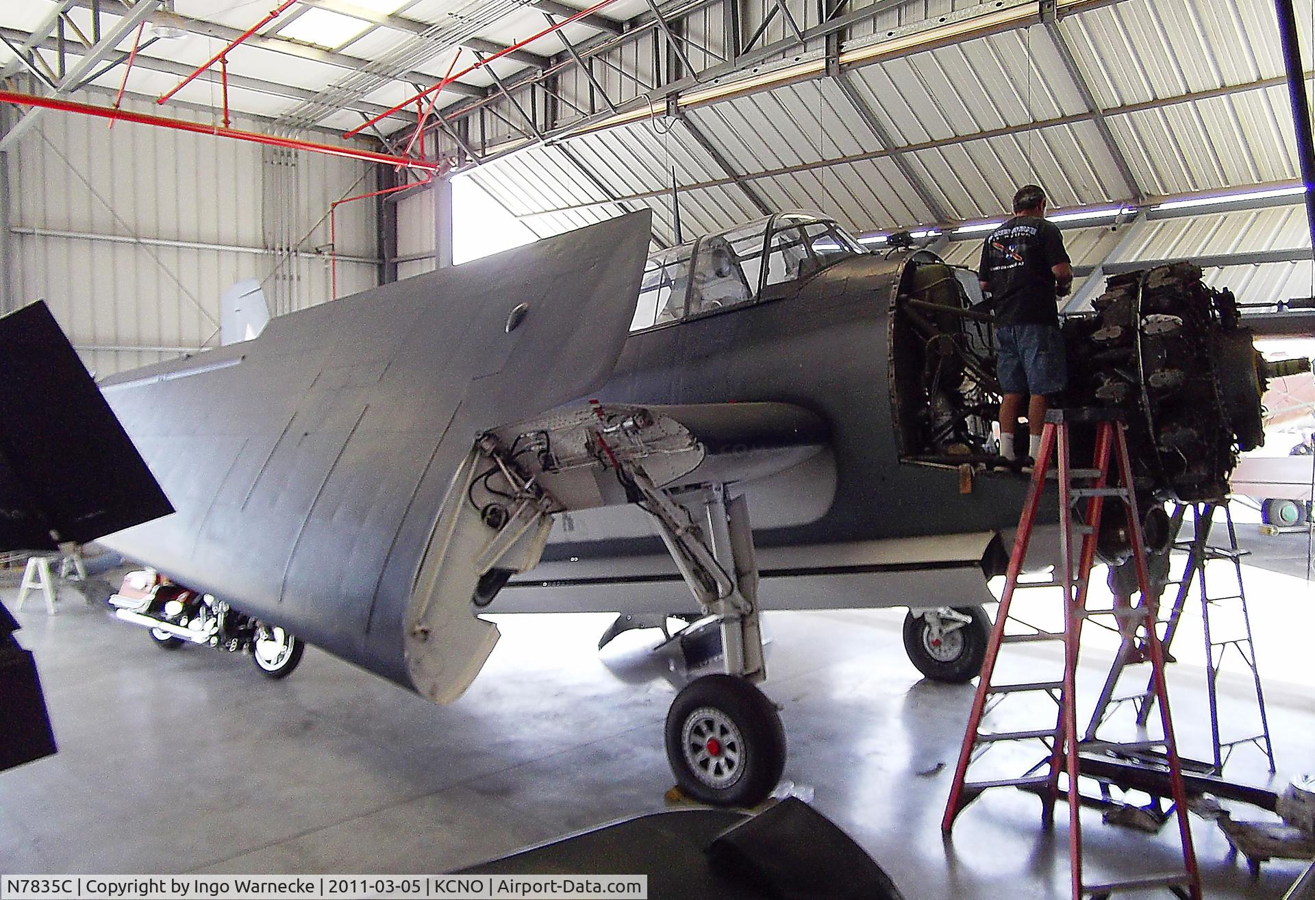 N7835C, Grumman TBM-3E Avenger C/N 7154, Grumman (General Motors) TBM-3E Avenger at the Planes of Fame Air Museum, Chino CA