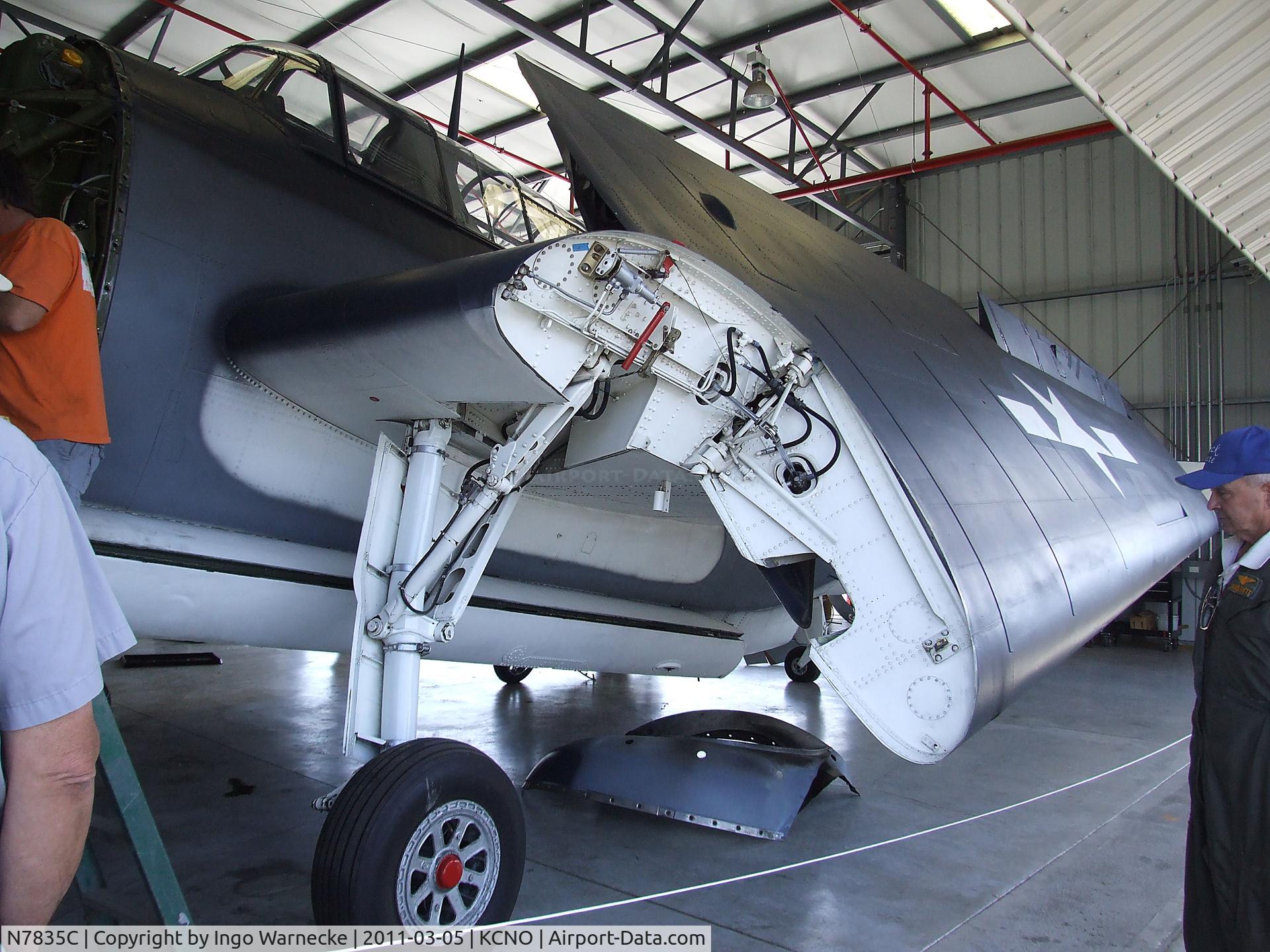 N7835C, Grumman TBM-3E Avenger C/N 7154, Grumman (General Motors) TBM-3E Avenger at the Planes of Fame Air Museum, Chino CA