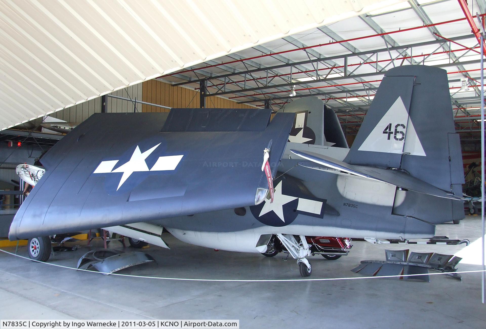 N7835C, Grumman TBM-3E Avenger C/N 7154, Grumman (General Motors) TBM-3E Avenger at the Planes of Fame Air Museum, Chino CA